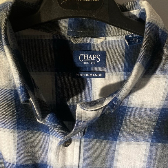 CHAPS blue flannel - Picture 4 of 5